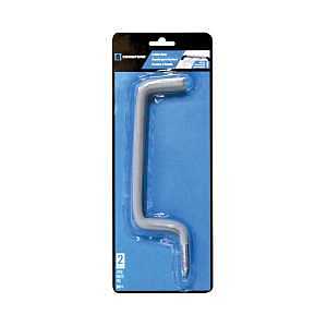 Crawford SS11-6 Ladder Hook, 20 lb, Self-Tap Mounting, Steel, Zinc