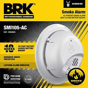First Alert 1046850 Smoke Alarm, Ionization Sensor, White