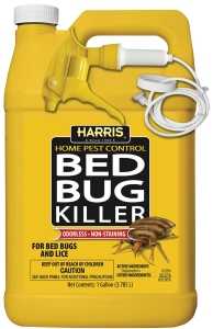 Harris HBB-128 Bed Bug Killer, Liquid, Spray Application, 128 oz