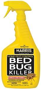 Harris HBB-32 Bed Bug Killer, Liquid, Spray Application, 32 oz
